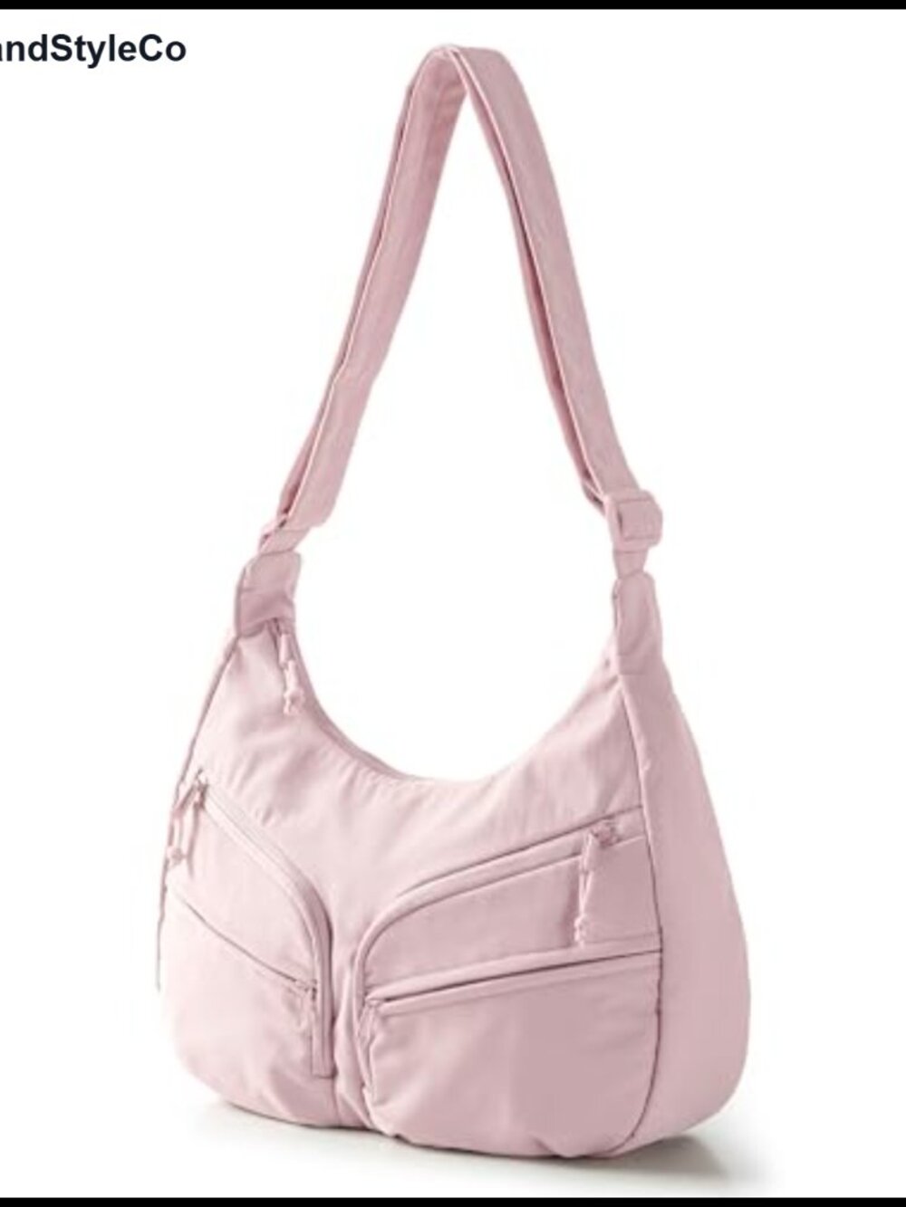 Lightweight Taslan Sling Crossbody Bag RFID Blocking Water Bottle Holder